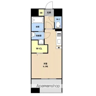 LIBTH吉塚Ⅱ【5階】の間取り