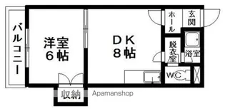 マーベリック帯広東ANNEX(アネックス)【116号室】の間取り