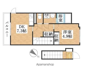 ローズテラス【2階】の間取り