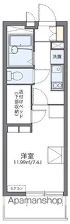 レオパレスKウッズⅡ【3階】の間取り