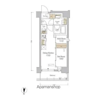 アーバネックス市谷本村町【10階】の間取り