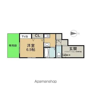 砂田橋ホワイトハウス【1階号室】の間取り
