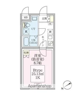 スカイラシクラス平和台【302号室号室】の間取り