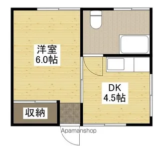 レジデンス西十日市【5階】の間取り