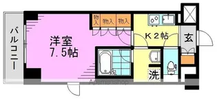 ルーブル方南町弐番館【4階】の間取り