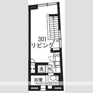 ファーレ代々木上原Ⅱ【3階】の間取り