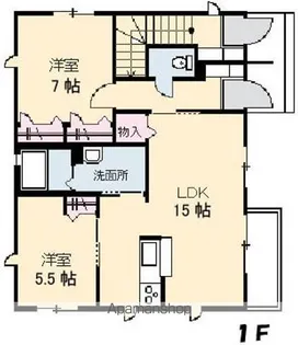 プリマヴェーラ B棟【1階】の間取り
