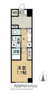 プレガーレ大分駅前【3階】の間取り