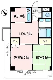 プロヴィデンス【3階】の間取り