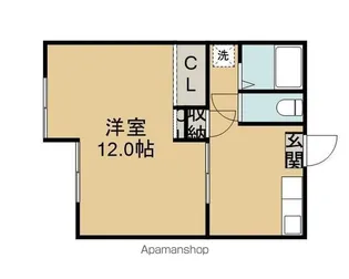 サンハイツアラヤ【106号室】の間取り