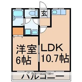 メゾン杉の木【1階】の間取り