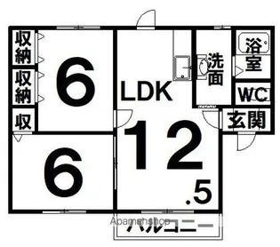 ファインハイツⅠ【2階】の間取り