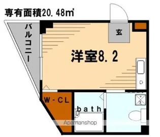 ペルシャビル【2階】の間取り