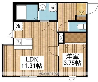 CASA SOLE【2階】の間取り