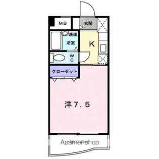 エスポワールさとう【2階】の間取り