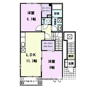 フィガロ【2階】の間取り