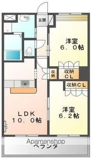 アルテミス【2階】の間取り