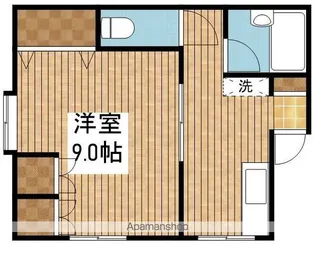 メゾンド・リヴァージュ【202号室】の間取り