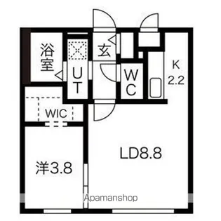 HILLS SAPPOROⅢ【3階】の間取り