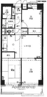 ライオンズマンション香椎宮参道【205号室】の間取り