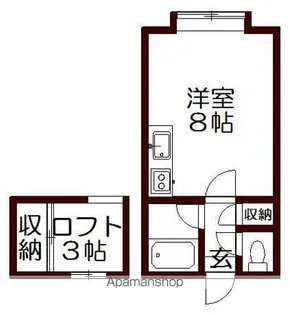 ノ・エール前田【2階】の間取り