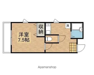 ボアソナードⅡ【102号室】の間取り