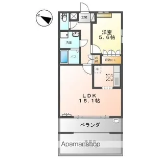 サザン・ウィンド・湘南・G【1階】の間取り