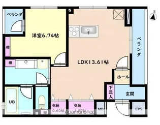 GRAND ETE【2階】の間取り