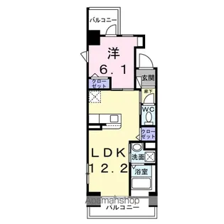 レパラール関口【6階】の間取り