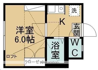 ピースフル泉第11(家具家電付)【103号室】の間取り