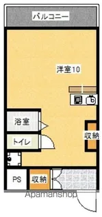 ウィンディア舟入南【2階】の間取り