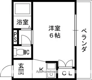 アドバンス布施【4階】の間取り