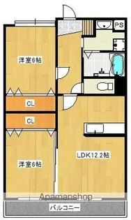 オークフィールド【2階】の間取り