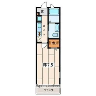 ミレーヌ仲町台【2階】の間取り