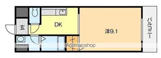 第3マンションふじ【6階】の間取り