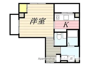 プラザ四天王【6階】の間取り