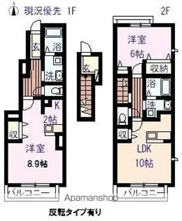 リベラシオン Ⅱ【2階】の間取り