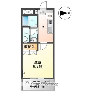 ヴァン ドゥ アベニュ【1階】の間取り