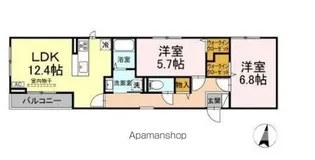サウスヒルズ世田谷【2階】の間取り