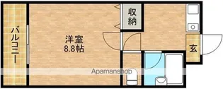 静岡県浜松市中央区鴨江2丁目【マンション】の間取り