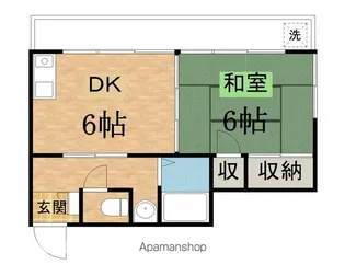 コーポサトウ【2階】の間取り