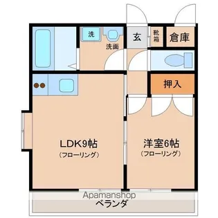ファンタジーハウス2号館【1階】の間取り