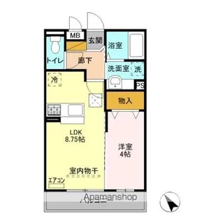 オペラハウス上大島 B【1階】の間取り