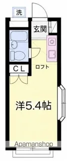 クロノス深見【1階】の間取り