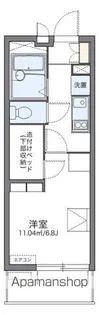 レオパレスグランデーム幕張【4階】の間取り