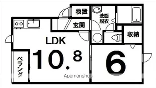 太陽ホーム【2階】の間取り