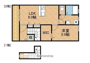 LOTUS八幡【2階】の間取り