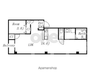 グランレーヴ東別院EAST【2階】の間取り