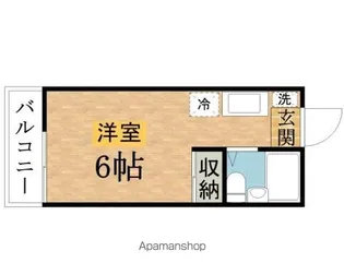 メヌエロワール【203号室】の間取り