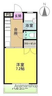 ニュー郷ケ丘【A23号室】の間取り